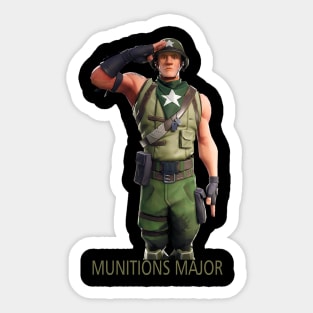 Munitions Major Sticker